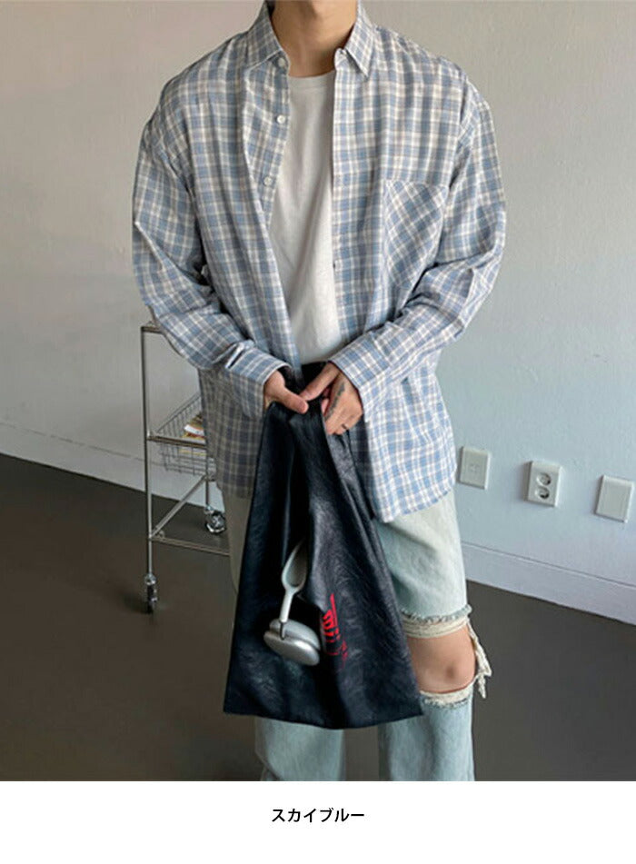ASCLO(エジュクロ)ASCLO Check Big Shirt