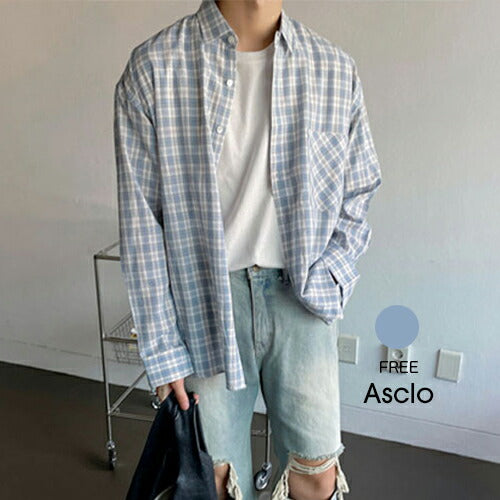 ASCLO(エジュクロ)ASCLO Check Big Shirt