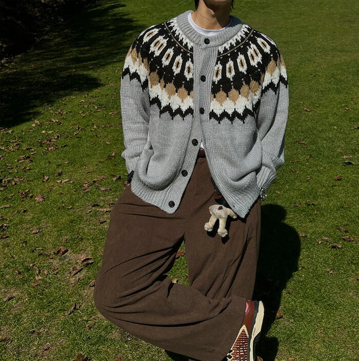 ASCLO(エジュクロ)ASCLO Nordic Knit Cardigan