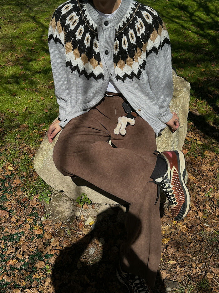 ASCLO(エジュクロ)ASCLO Nordic Knit Cardigan