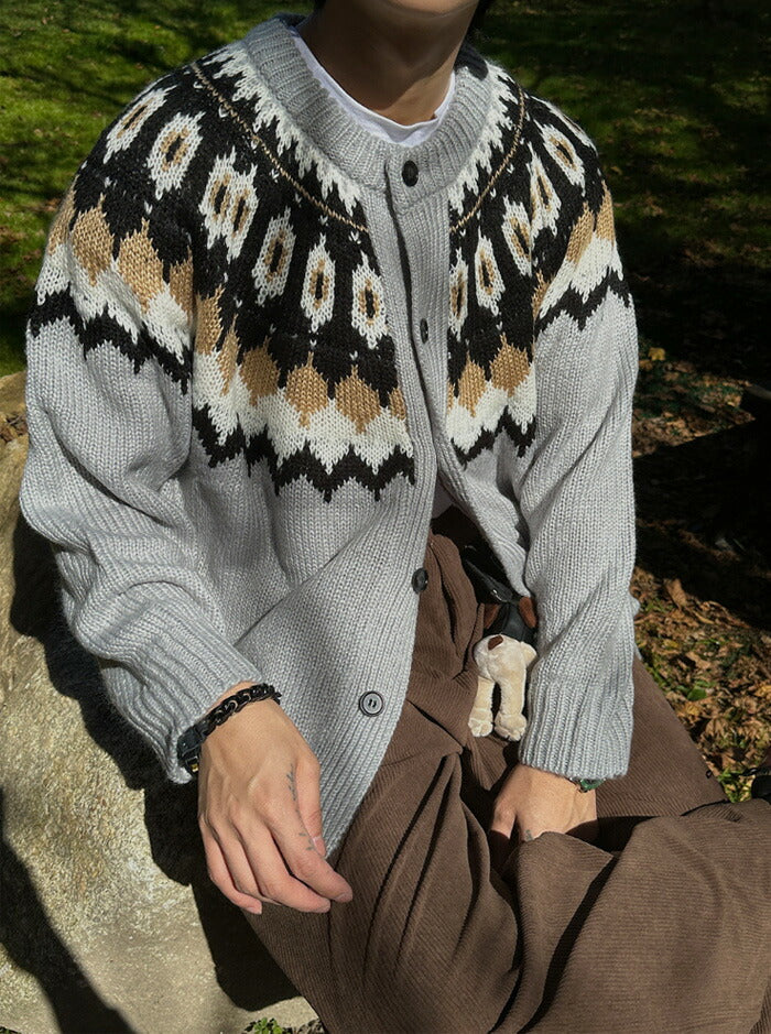 ASCLO(エジュクロ)ASCLO Nordic Knit Cardigan
