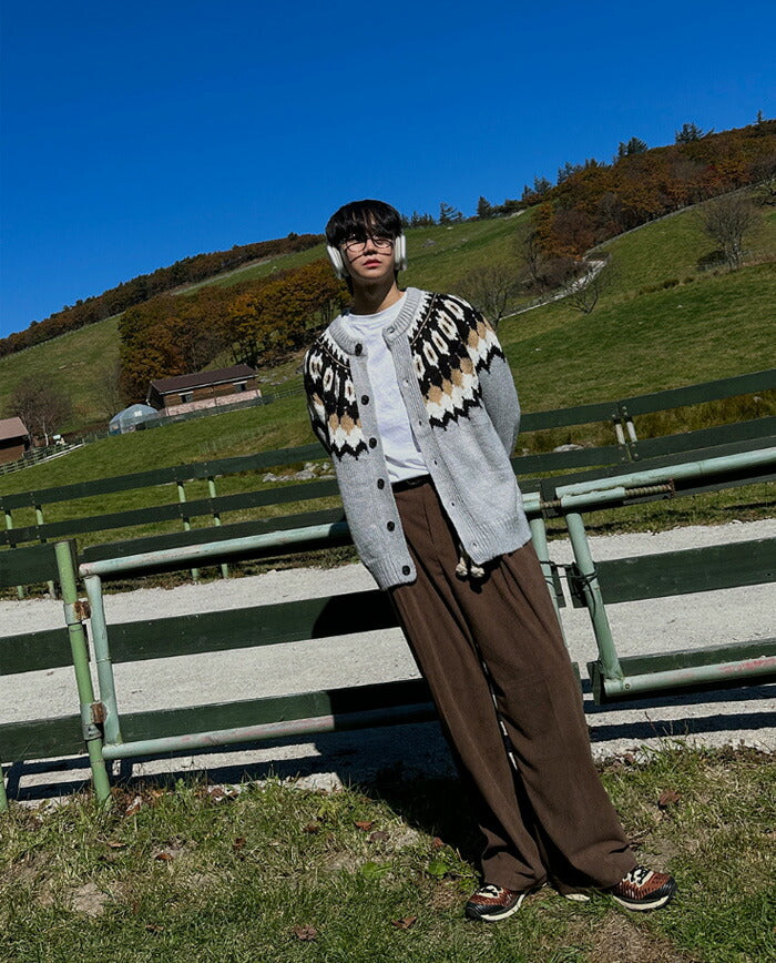 ASCLO(エジュクロ)ASCLO Nordic Knit Cardigan