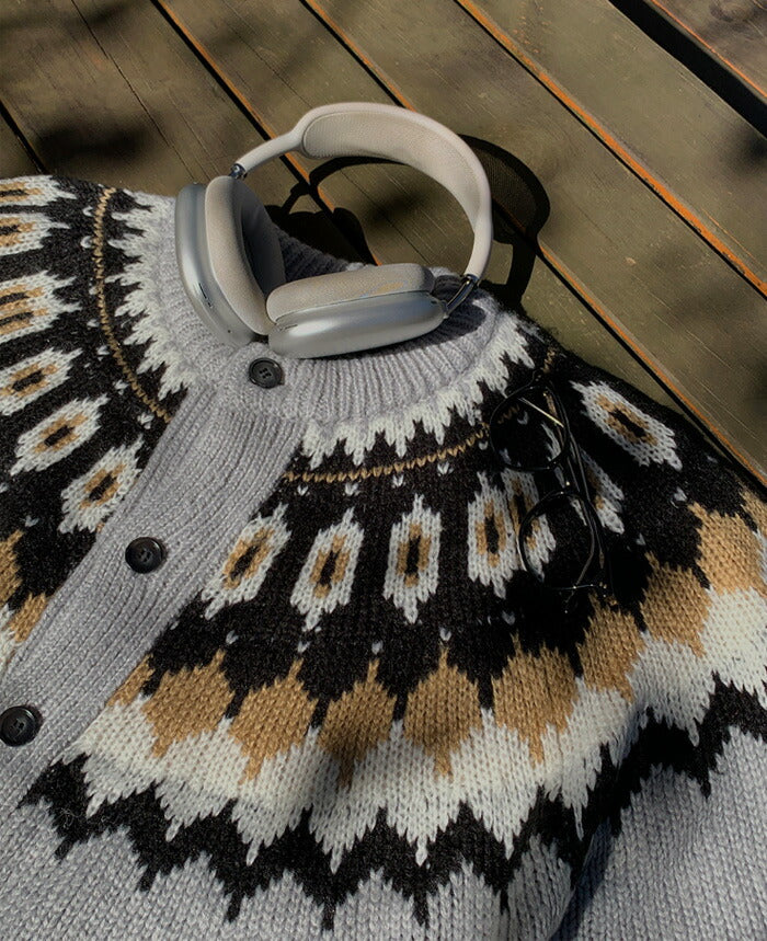 ASCLO(エジュクロ)ASCLO Nordic Knit Cardigan