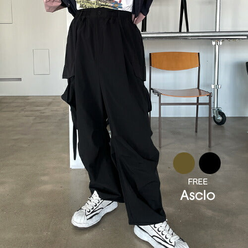 ASCLO(エジュクロ)Pleddy Strap Cargo Pants