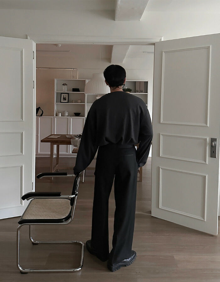 ASCLO(エジュクロ)Bell Rectangle Belt Wide Slacks