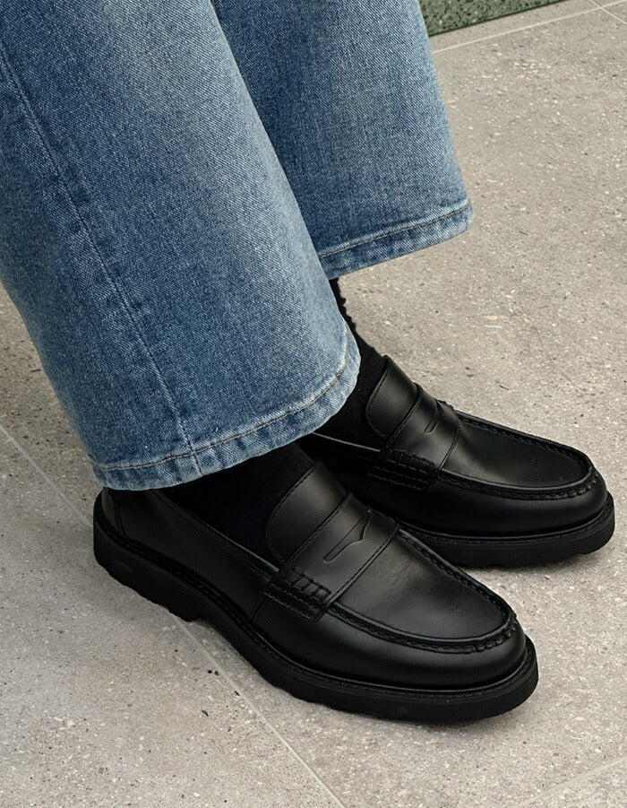 ASCLO(エジュクロ)+5cm Sand Brush Denim Pants