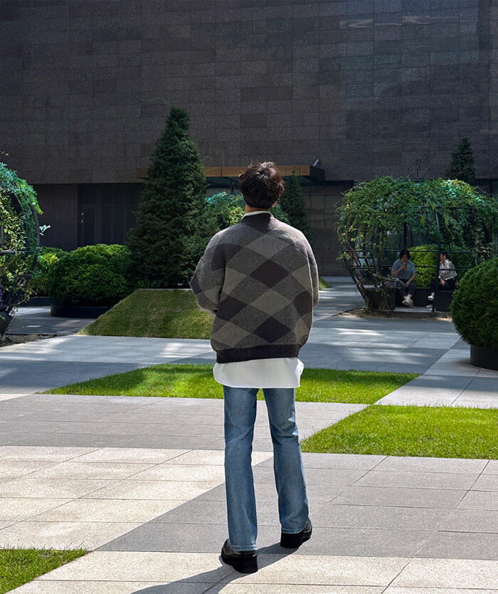 ASCLO(エジュクロ)+5cm Sand Brush Denim Pants