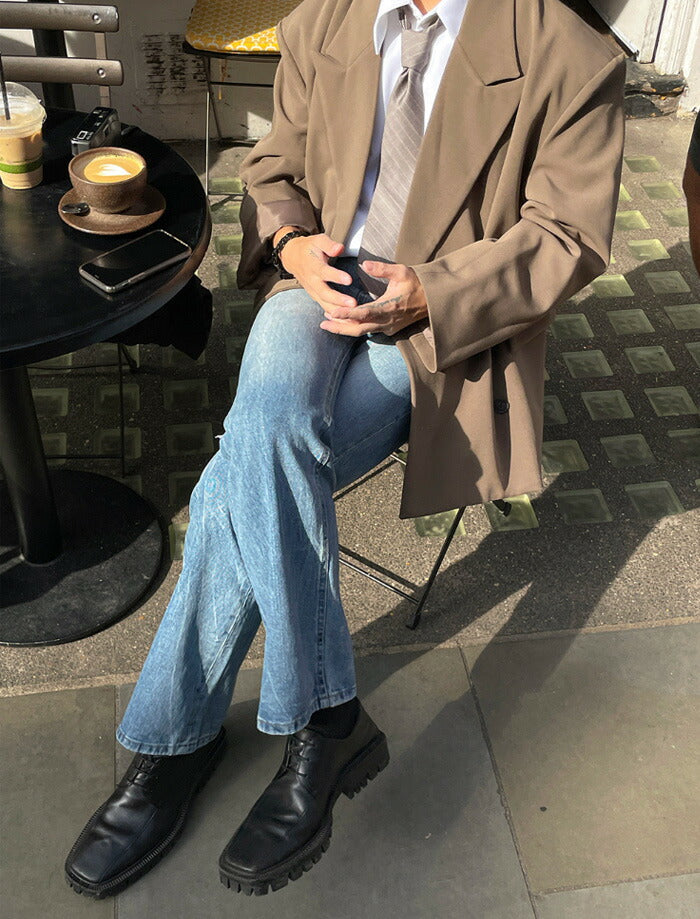 ASCLO(エジュクロ)ASCLO Wrinkle Des Denim Pants