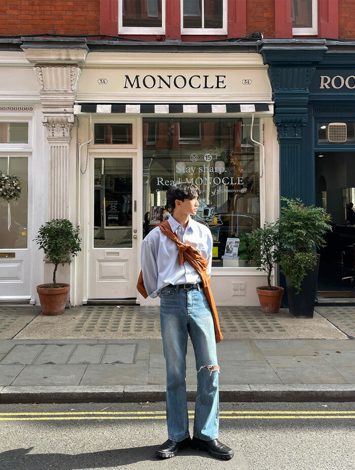 ASCLO(エジュクロ)ASCLO Wrinkle Des Denim Pants