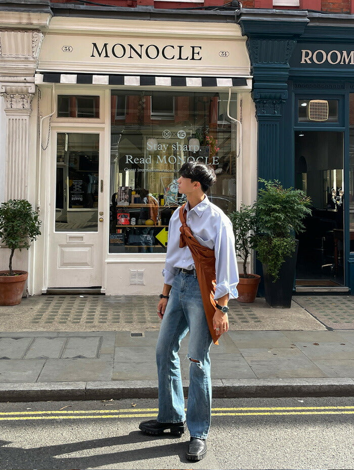 ASCLO(エジュクロ)ASCLO Wrinkle Des Denim Pants