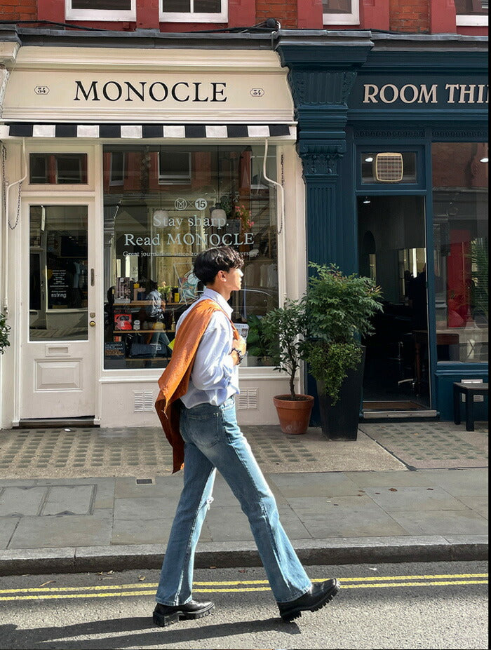 ASCLO(エジュクロ)ASCLO Wrinkle Des Denim Pants