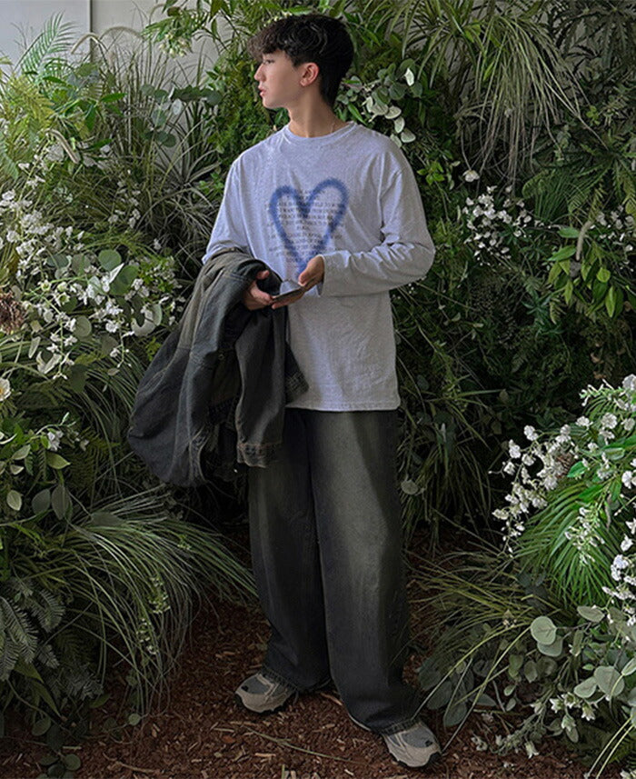 ASCLO(エジュクロ)ASCLO Heart Spray T Shirt