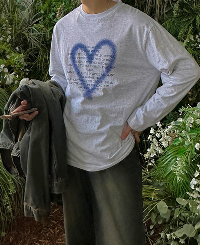 ASCLO(エジュクロ)ASCLO Heart Spray T Shirt