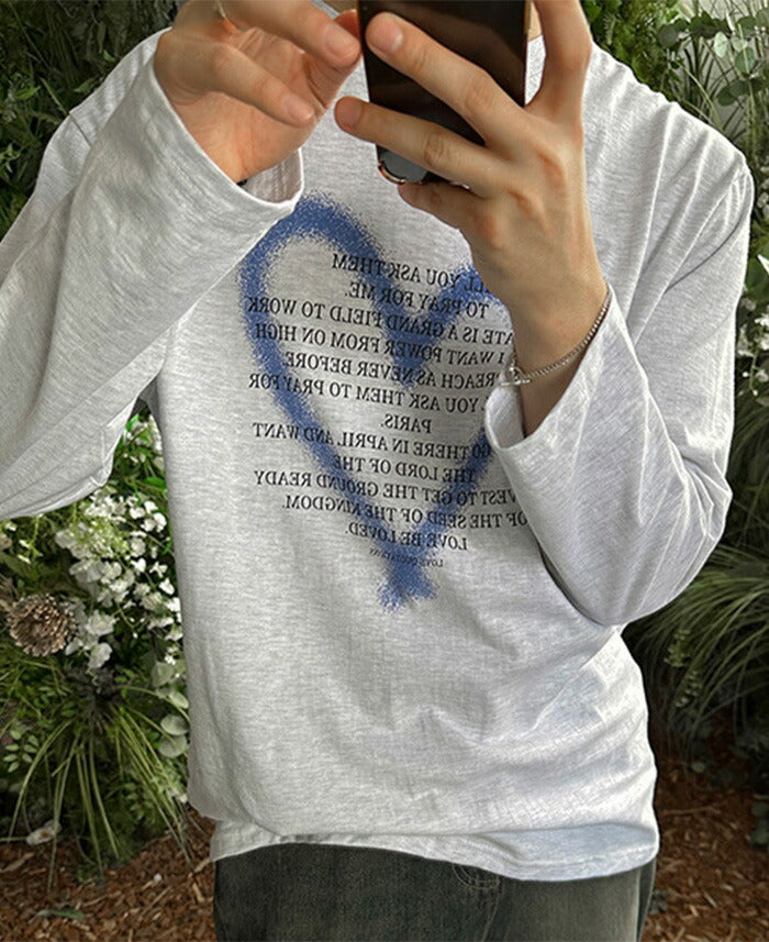ASCLO(エジュクロ)ASCLO Heart Spray T Shirt