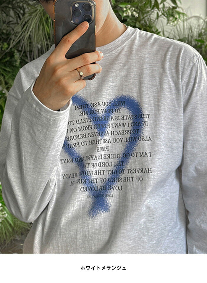 ASCLO(エジュクロ)ASCLO Heart Spray T Shirt