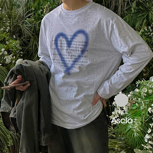 ASCLO(エジュクロ)ASCLO Heart Spray T Shirt