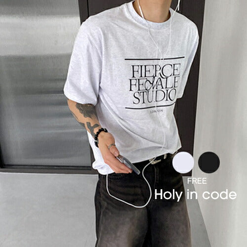HOLY IN CODE(ホーリーインコード)No.0145 london lettering half T