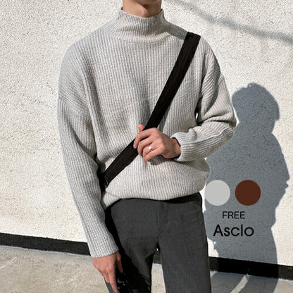 ASCLO(エジュクロ)SP Hachi Half Neck Knit