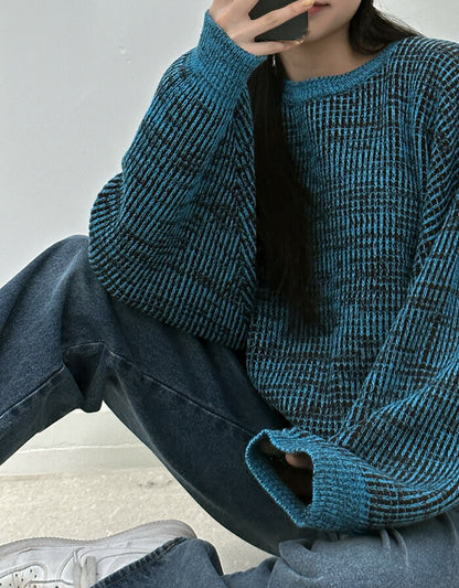 ASCLO(エジュクロ)ASCLO Mix Loving Over Knit