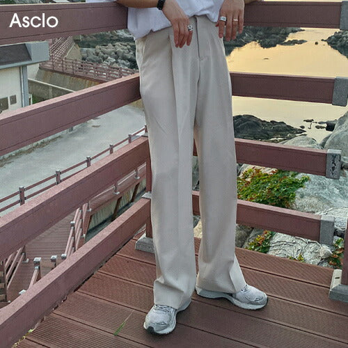 ASCLO(エジュクロ)ASCLO Banding Wide Slacks – 3rd Spring