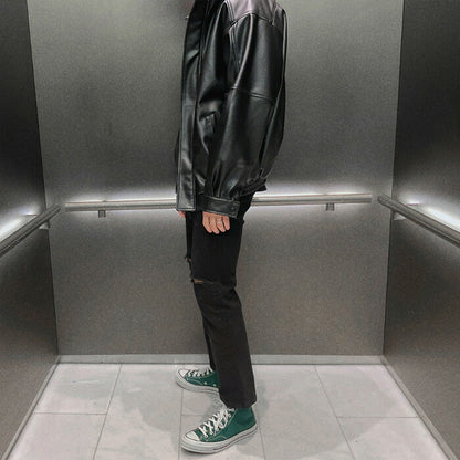 ASCLO(エジュクロ)+5cm Quality Destroyed Denim Pants (8008)