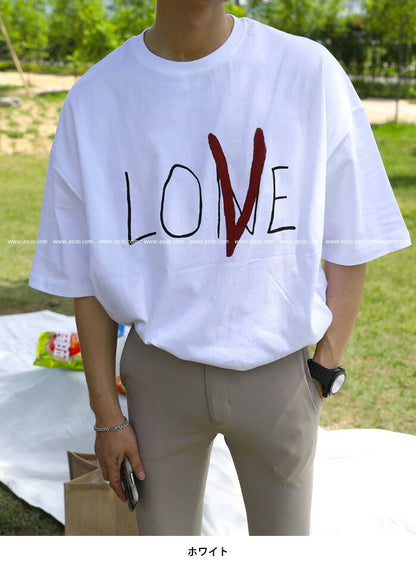 ASCLO(エジュクロ)LOVE Short Sleeve T