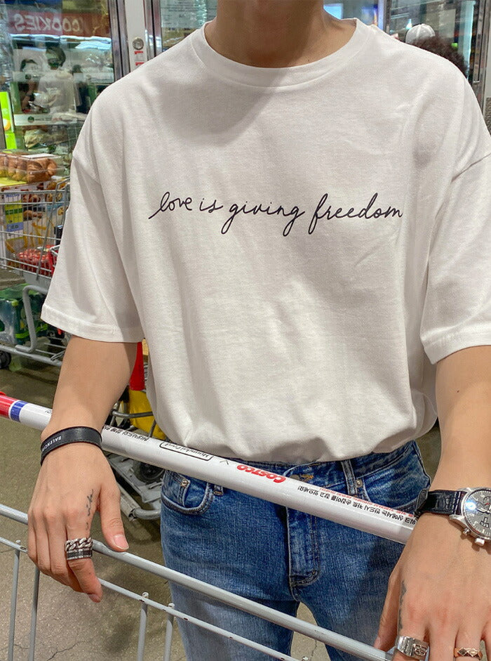 ASCLO(エジュクロ)Beru Lettering T Shirt