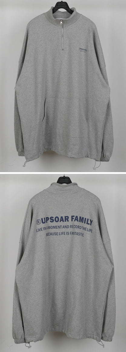 ASCLO(エジュクロ)ASCLO Family Half Zip Up Sweat Shirt