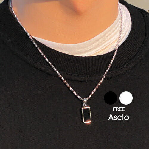 ASCLO(エジュクロ)ASCLO Square Flame Chain Necklace