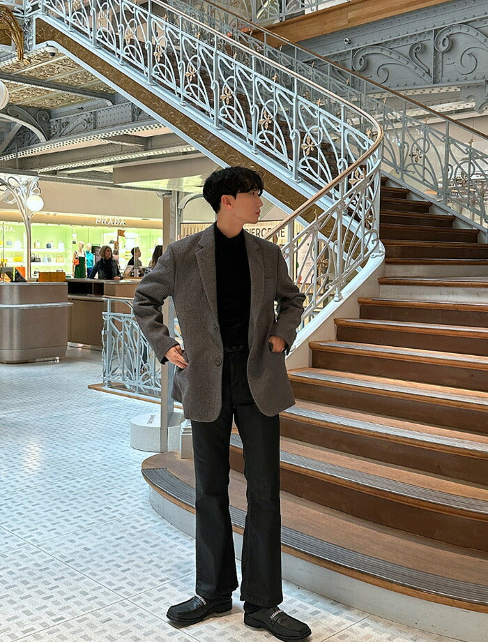 ASCLO(エジュクロ)[ASCLO MADE] ASCLO Dry Black Coating Jeans
